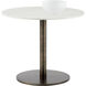 Enco White / Antique Gold Bistro Table